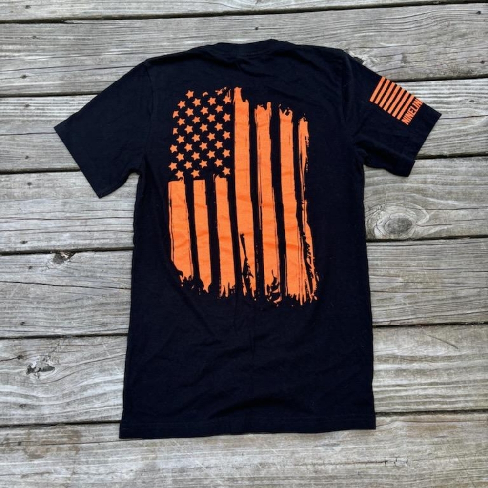 Mens nine line Halloween tshirt